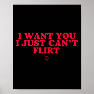 Rolig Introvert Alla Hjärtans Dag Jag Vill Ha Dig Poster