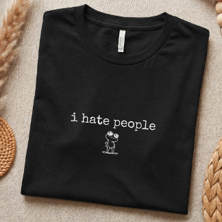 Rolig Introvert Anti-Social Humor Enkel T Shirt