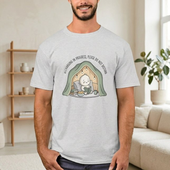 Rolig Introvert Grafisk T-Shirt Mysig Filta (Skapare uppladdad)
