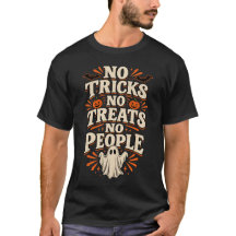 Rolig Introvert Halloween T-Shirt, Inga Bus
