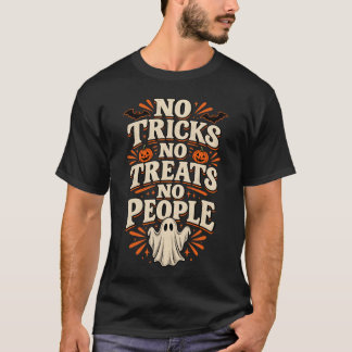 Rolig Introvert Halloween T-Shirt, Inga Bus T Shirt