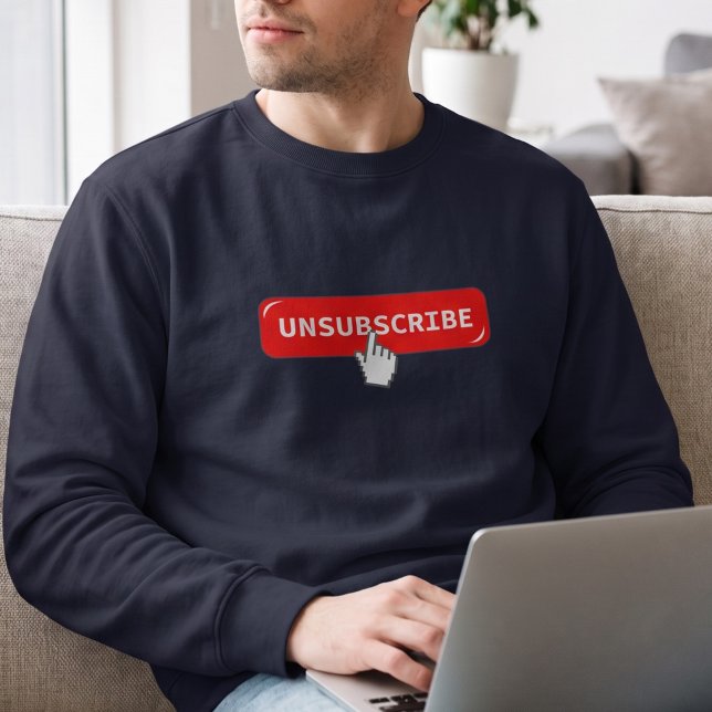 Rolig introvert humor - Avsluta prenumeration knap Lång Ärmad Tröja (Skapare uppladdad)