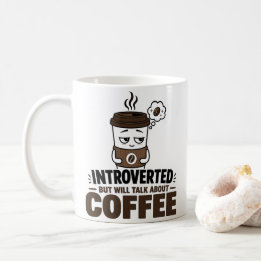 Rolig introvert kaffemugg Antisocialt humorpresent