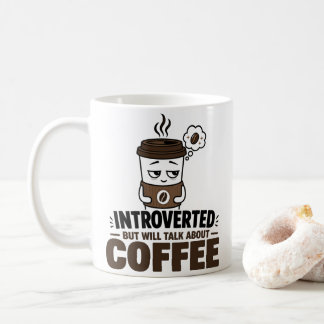 Rolig introvert kaffemugg Antisocialt humorpresent