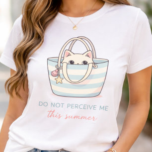 Rolig introvert katt tröja Misstolka mig inte