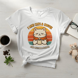 Rolig Introvert Kattmamma Present Kvinnor T Shirt
