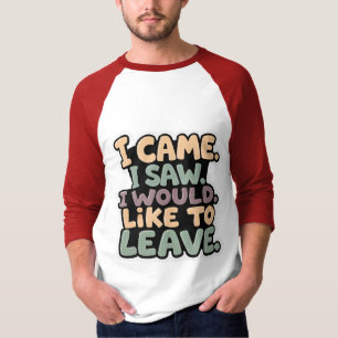 Rolig Introvert Pastell Flerfärgad Raglan T-Shirt