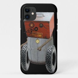Rolig iphone case för Sci Fi metallrobot