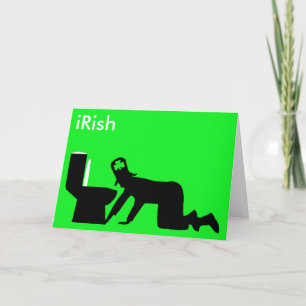 Rolig irländare kort