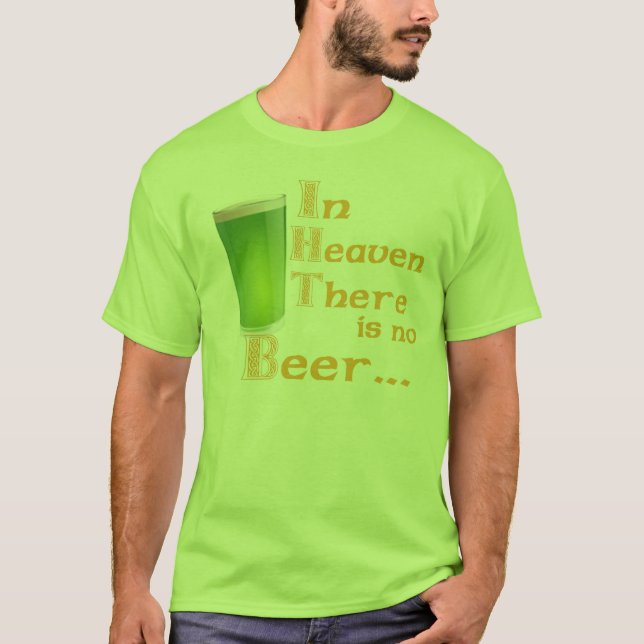 Rolig irländsk drickt-shirt t-shirt (Framsida)