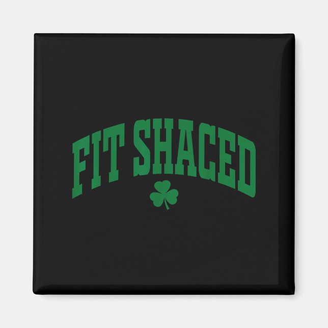 Rolig irländsk dryckes St. Patrick's Day Passform  Magnet (Framsidan)
