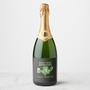 Rolig irländsk jag drack St. Patricks dag humor
