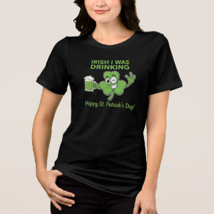 Rolig irländsk jag drack St. Patricks dag humor T Shirt