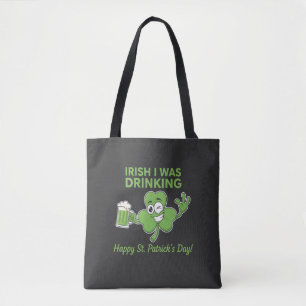 Rolig irländsk jag drack St. Patrick's Day humor Tygkasse