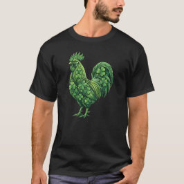 Rolig irländsk kycklingtupp St. Patrick’s T Shirt
