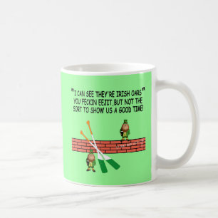 Rolig irländsk leprechauns kaffemugg