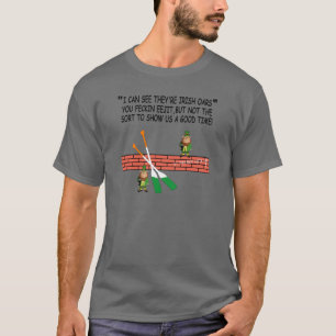 Rolig irländsk leprechauns t-shirt