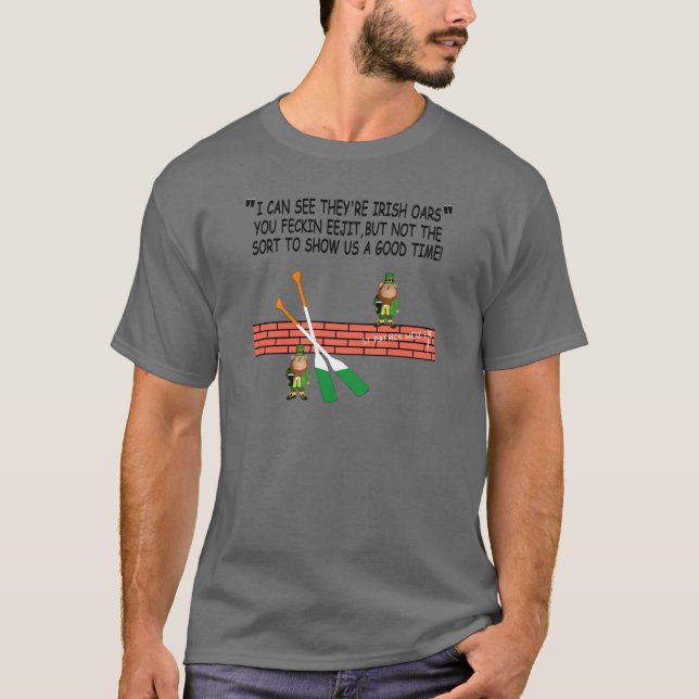 Rolig irländsk leprechauns t-shirt (Framsida)