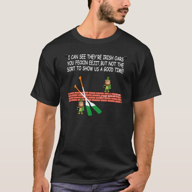Rolig irländsk leprechauns tee shirt (Framsida)