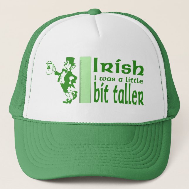 Rolig irländsk önskelucka Leprechaunhatt Keps (Framsida)
