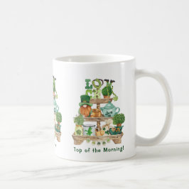 Rolig irländsk prydnadsställning för egen St. Patr Kaffemugg