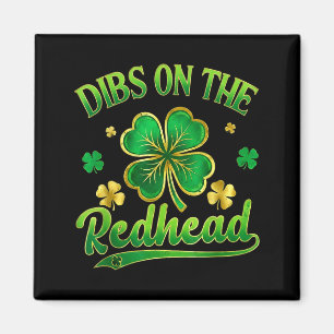 Rolig irländsk st patricks dag shamrock förtur på magnet