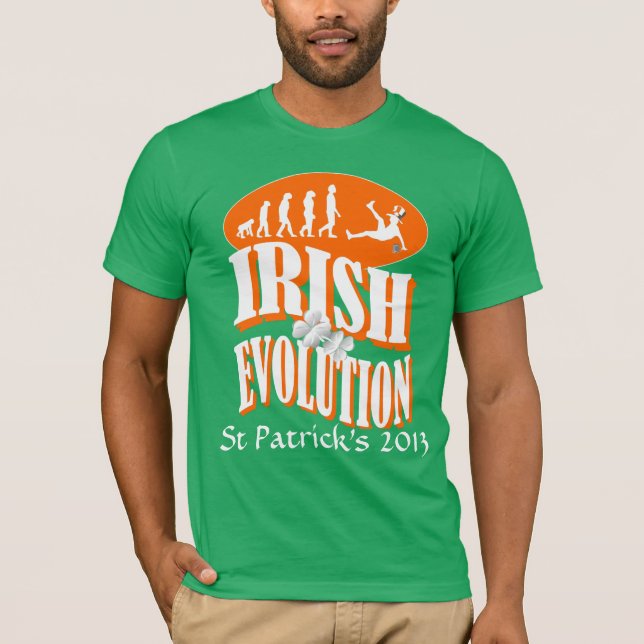 Rolig irländsk st patrick's day tee (Framsida)