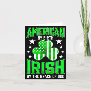 Rolig irländsk stolthet St Patrick's Day keltisk g Kort