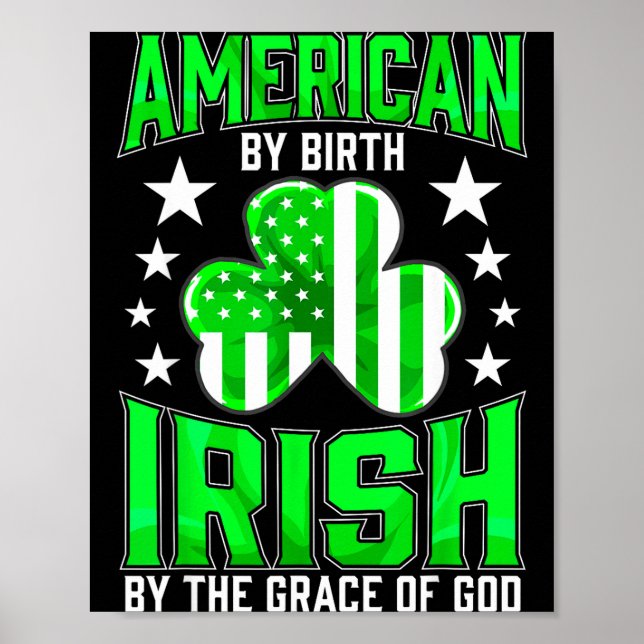 Rolig irländsk stolthet St Patrick's Day Keltisk g Poster (Framsidan)