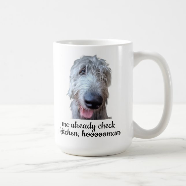 Rolig Irländsk Varghundskopp – Jag Har Redan Kontr Kaffemugg (Höger)