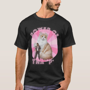 Rolig Ironisk Katt Meme Hiphop Streetwear Kraft Av T Shirt