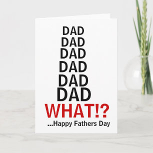 Rolig Irriterande Pappa Fars Dagskort Kort