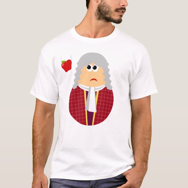 Rolig Isaac Newton kvinna skjorta för T Tee Shirt (Framsida)