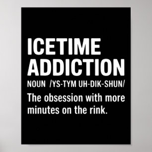 Rolig ishockeydefinition Ishockey Istid Tillägg Poster