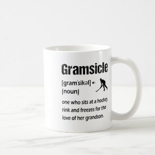 Rolig ishockeymormor Sicle Definition Kaffemugg