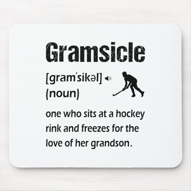 Rolig ishockeymormor Sicle Definition Musmatta (Framsidan)