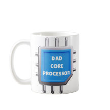 Rolig IT-pappa present Pappa Core Processor Kaffe