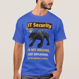 Rolig IT-säkerhet Förklarar teknisk humor Design T Shirt