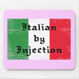 Rolig italienare vid injektionen Mousepad Musmatta