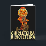 Rolig italiensk hjärnröta barn meme Chicleteira Bi Kort<br><div class="desc">Rolig italiensk hjärnröta barn meme Chicleteira Cykelställ</div>