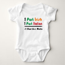 Rolig italiensk-irländsk ekologisk babytröja