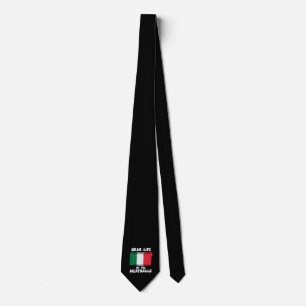 Rolig italiensk italien Flag1 för gåvaidéMeatba Slips