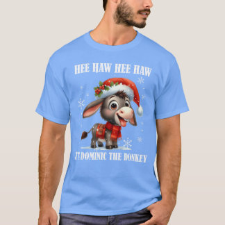 Rolig italiensk jul-åsna Dominiche T Shirt
