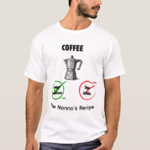 Rolig italiensk kafferegel Moka-kanna skämt