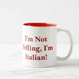 Rolig italiensk mugg