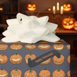 Rolig Jack O Lantern Gott Halloween! Pumpa Presentpapper