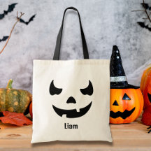 Rolig Jack O'Lantern med anpassat namn