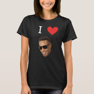 Rolig Jag älskar make foto Personlig maka T Shirt