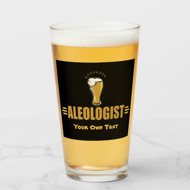 Rolig jag älskar öl ale glaskopp (Framsida fylld)