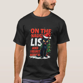 Rolig Jag ångrar ingenting på den busiga julklapps T Shirt